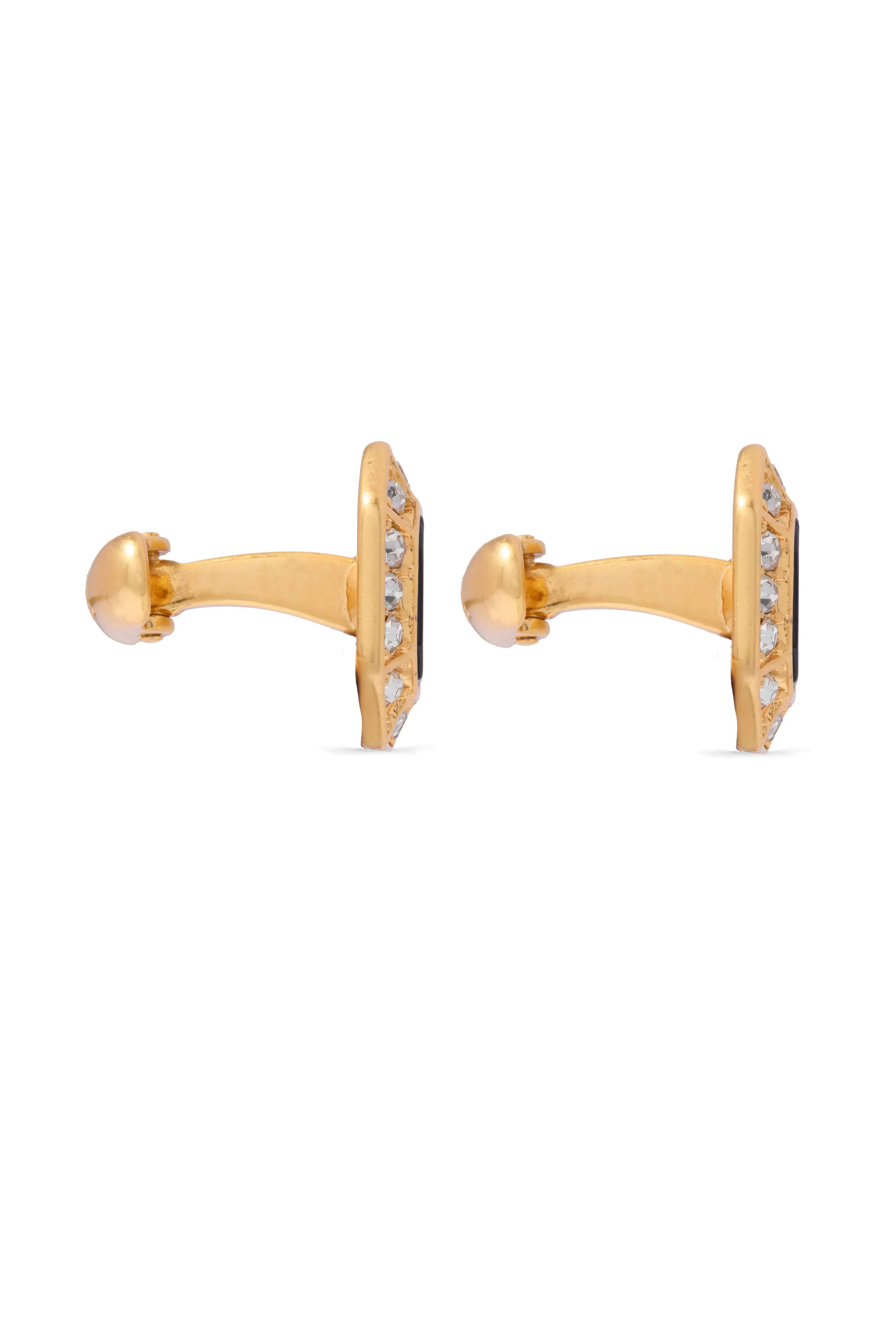 HC Luxury Cufflink (Onyx Gold) sold by Holland Cooper product image thumbnail 5