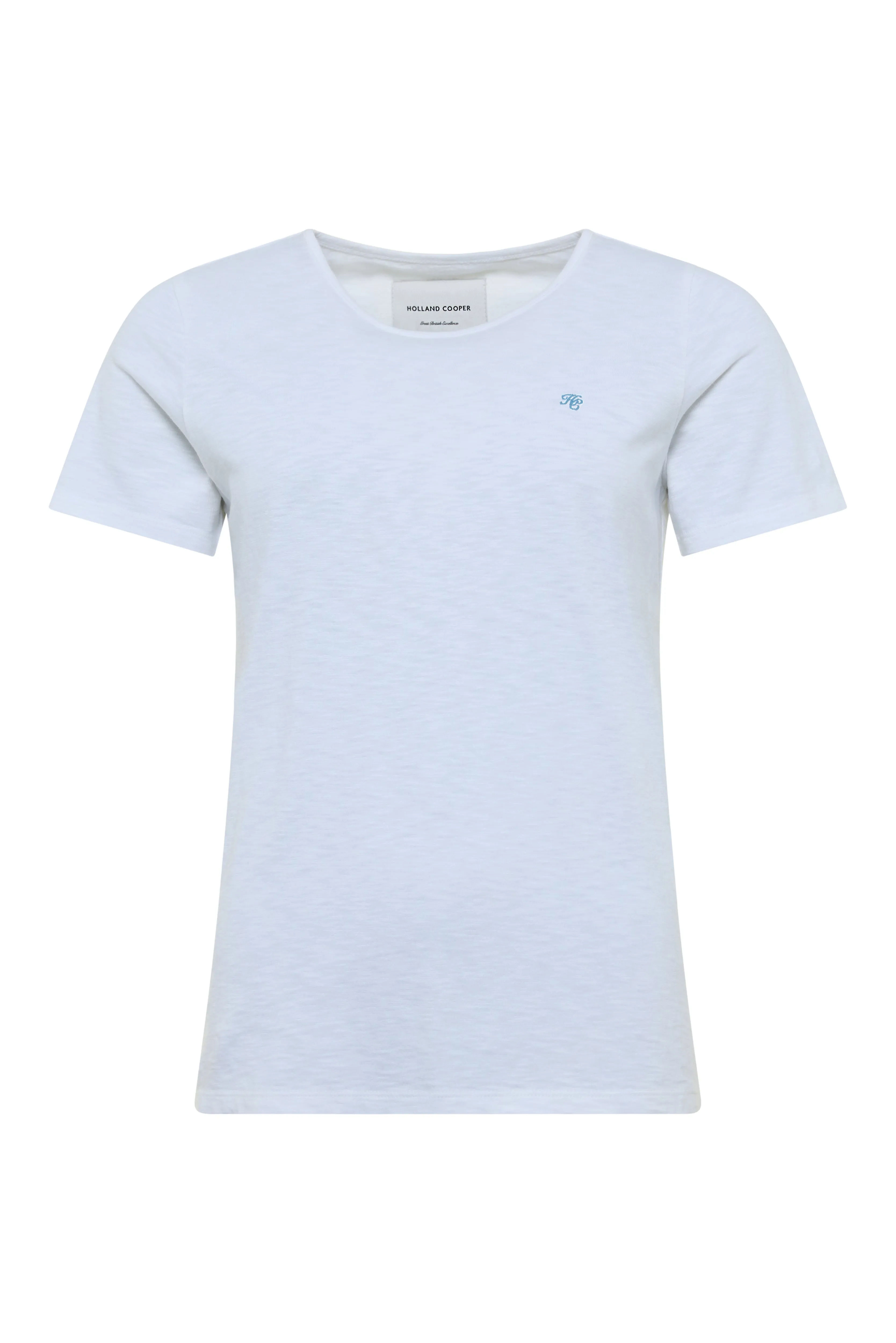 Relaxed Fit Monogram Tee (Pale Blue) sold by Holland Cooper product image thumbnail 5