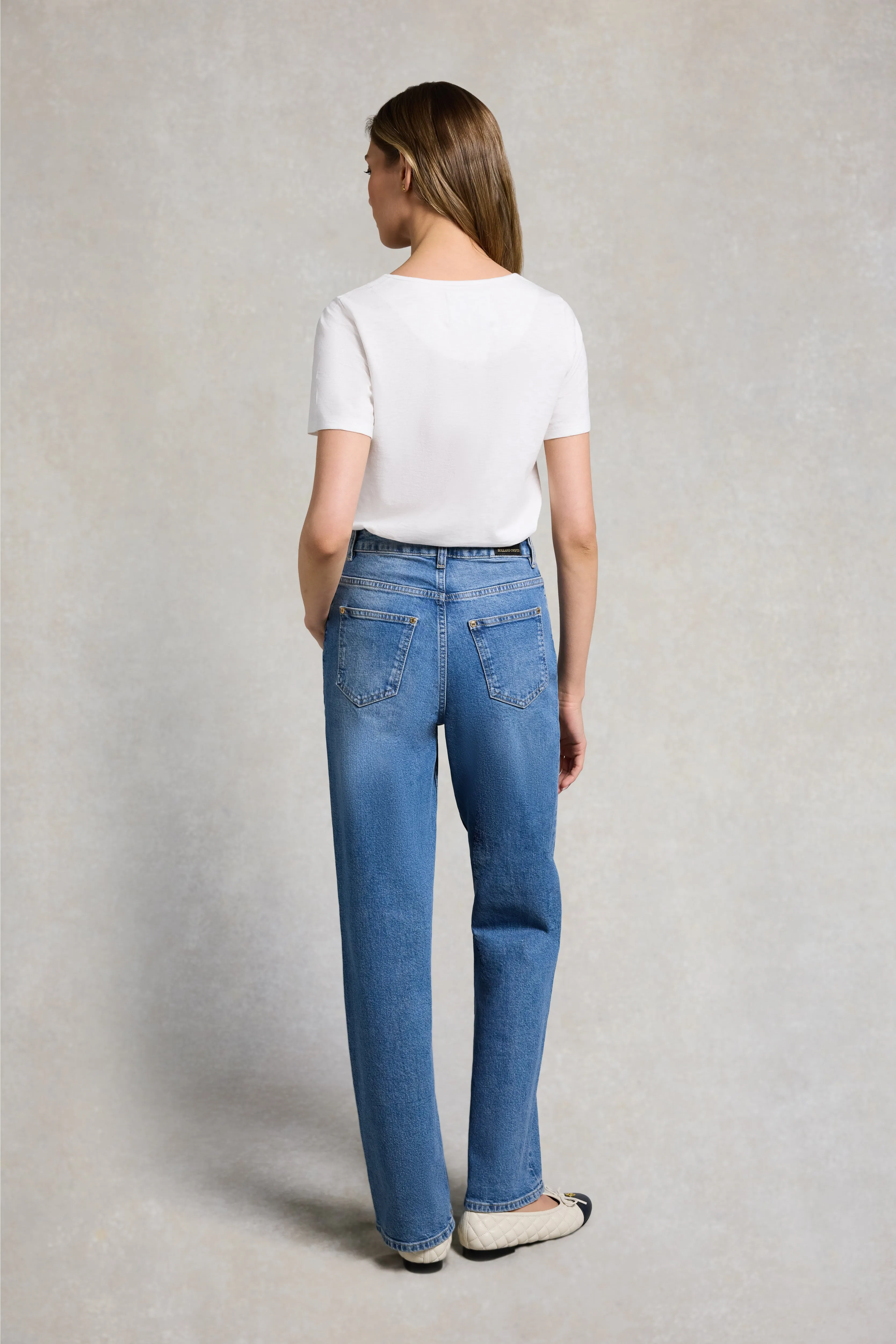 Relaxed Fit Monogram Tee (White) sold by Holland Cooper product image thumbnail 4