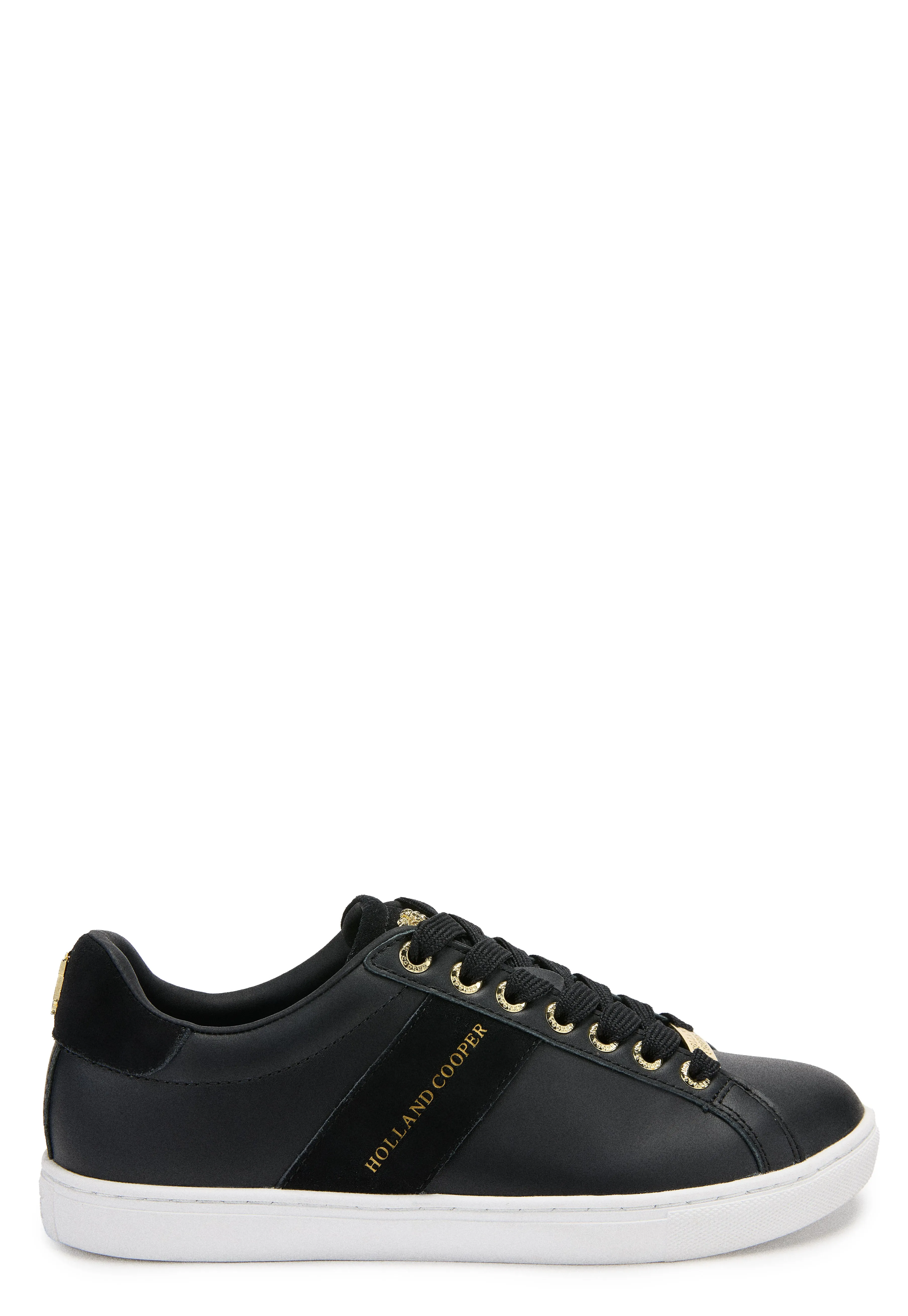 Knightsbridge Court Trainer (Black) sold by Holland Cooper