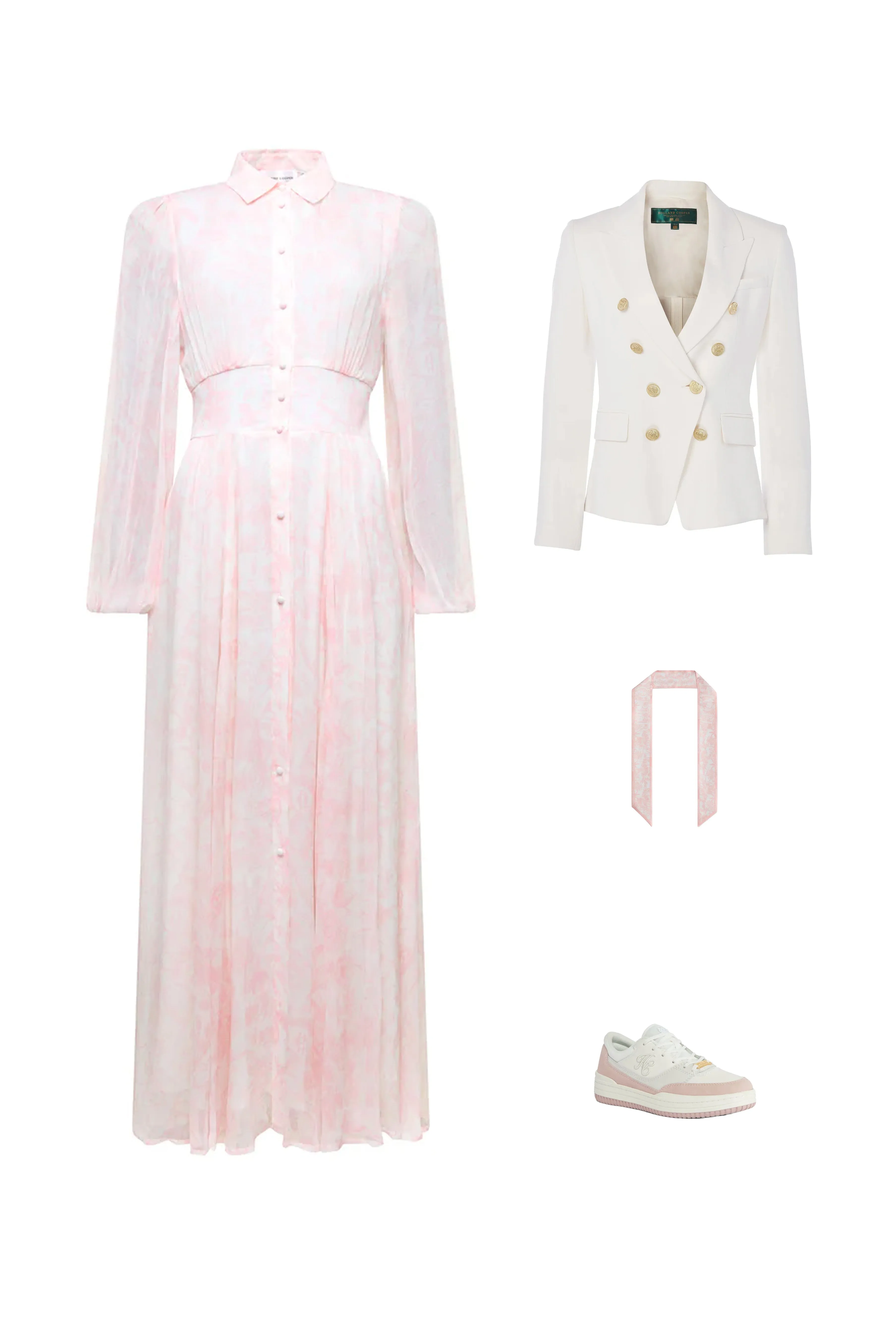 Georgie Goss’s Badminton Trot Up 1 Paros Dress Look sold by Holland Cooper product image thumbnail 3