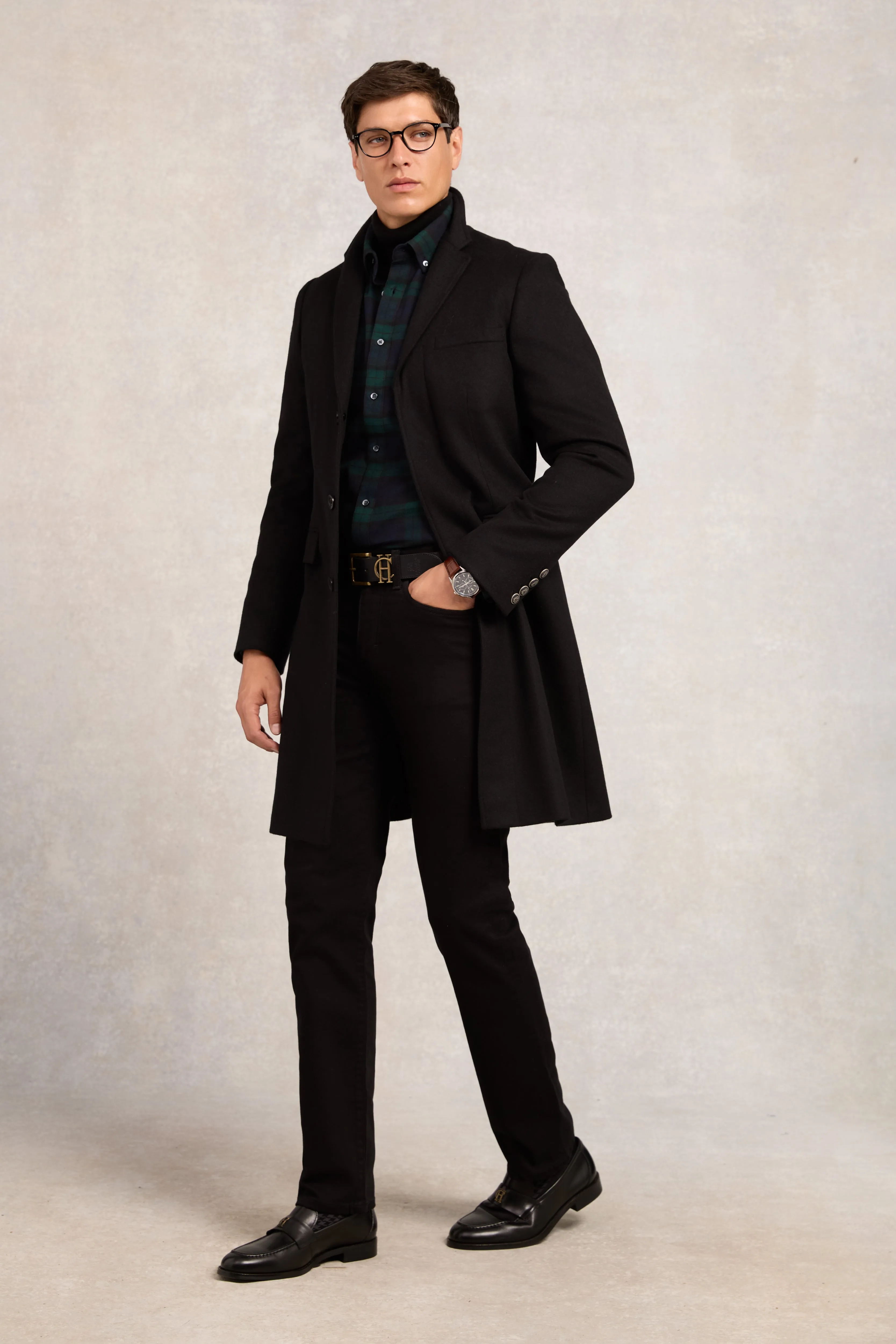 Classic Button Down Shirt (Brushed Blackwatch) sold by Holland Cooper product image thumbnail 3