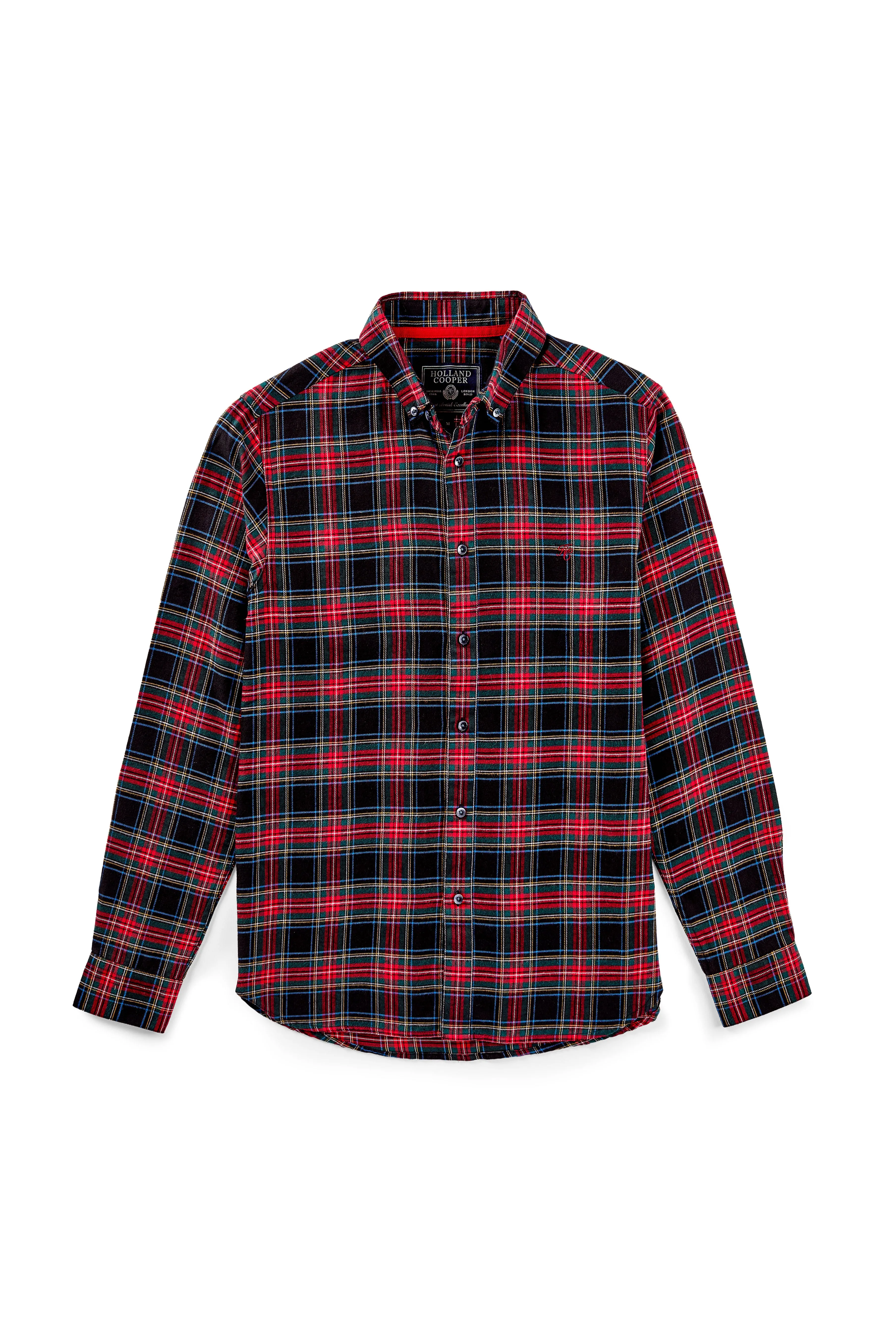 Classic Button Down Shirt (Brushed Sandringham Red) sold by Holland Cooper product image thumbnail 4