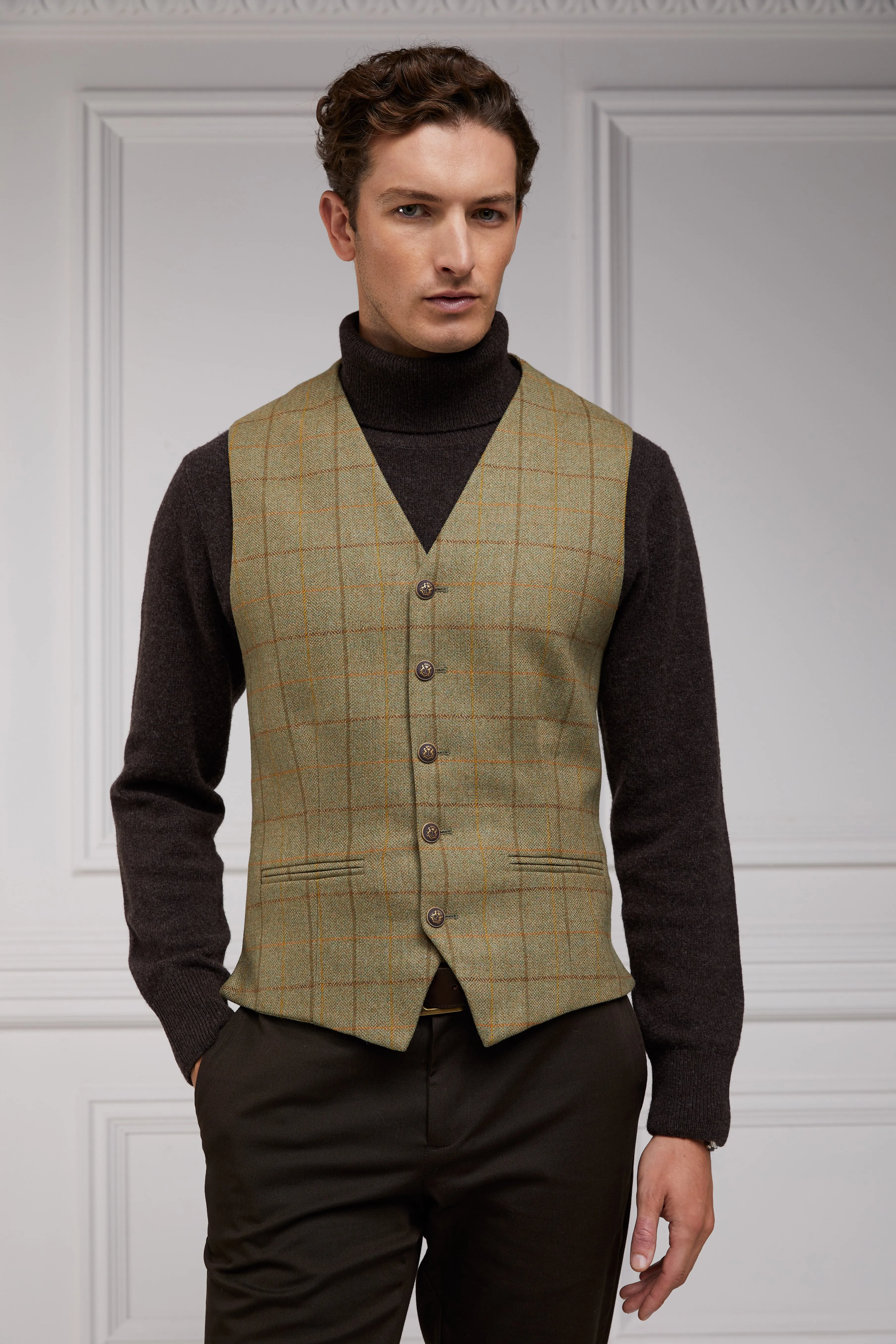 St James Waistcoat (Uppingham Green) sold by Holland Cooper