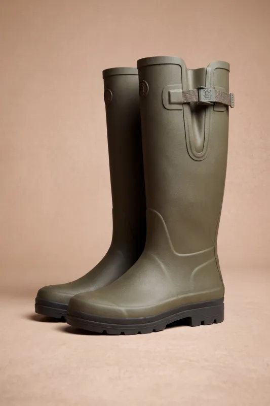 Men's Farnley Wellington (Hunter Green) made by Holland Cooper