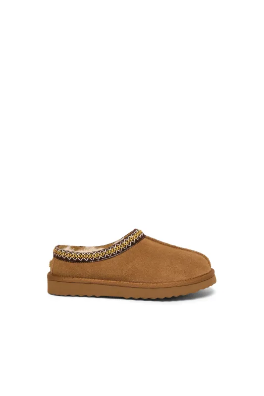 Ultra Low Shearling Mule (Tan) made by Holland Cooper