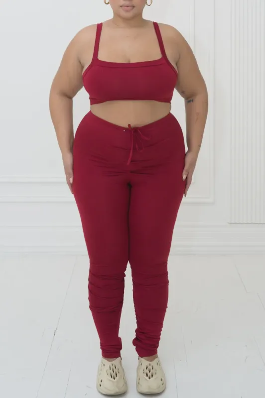 PAIGE Cami Crop Top Legging Set sold by Shop 20