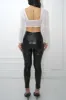 PRIYA L/S Mesh Bra Cup Style Crop Top sold by Shop 20