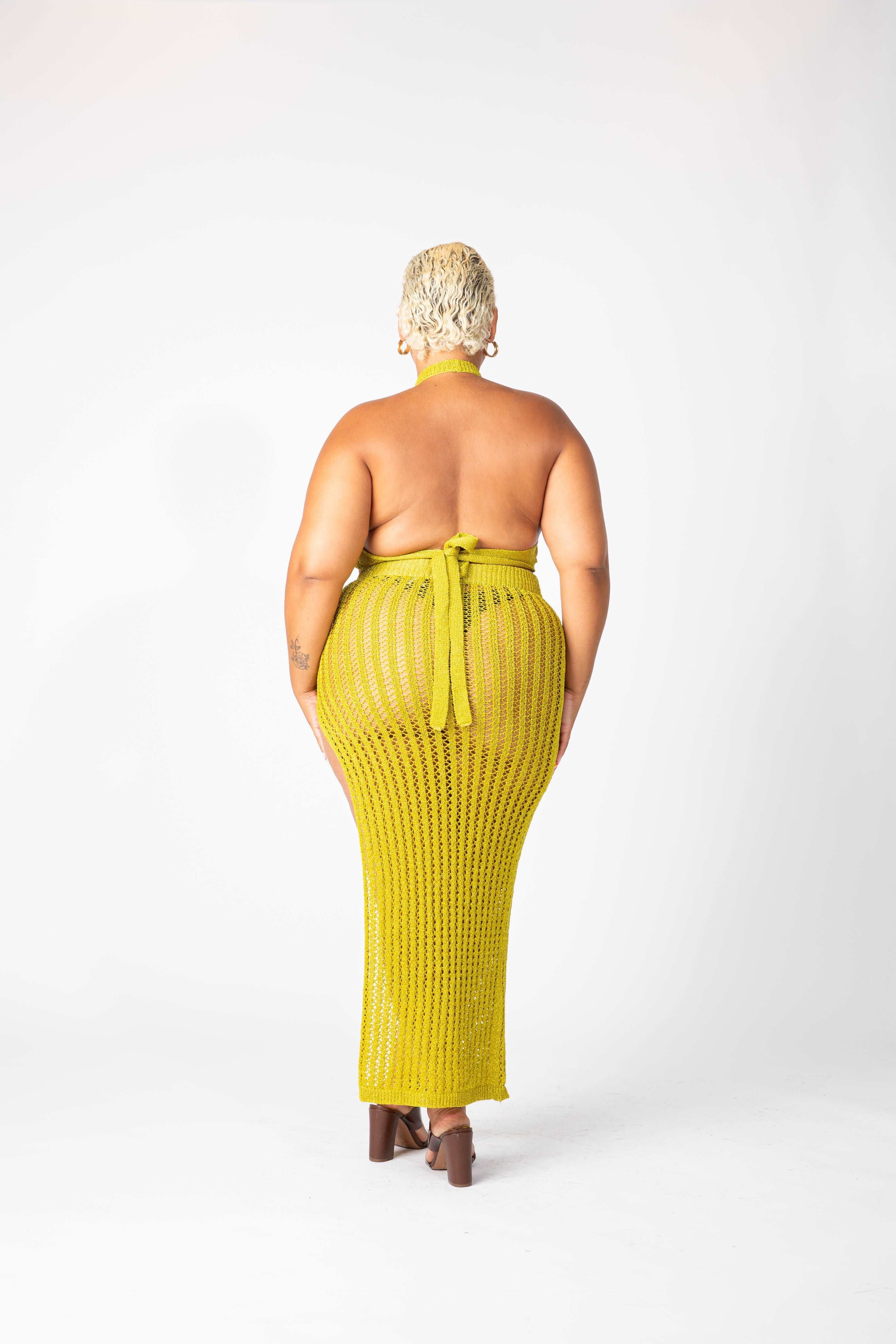 Arlette Knit Shimmer Maxi Skirt Set sold by Shop 20 product image thumbnail 2