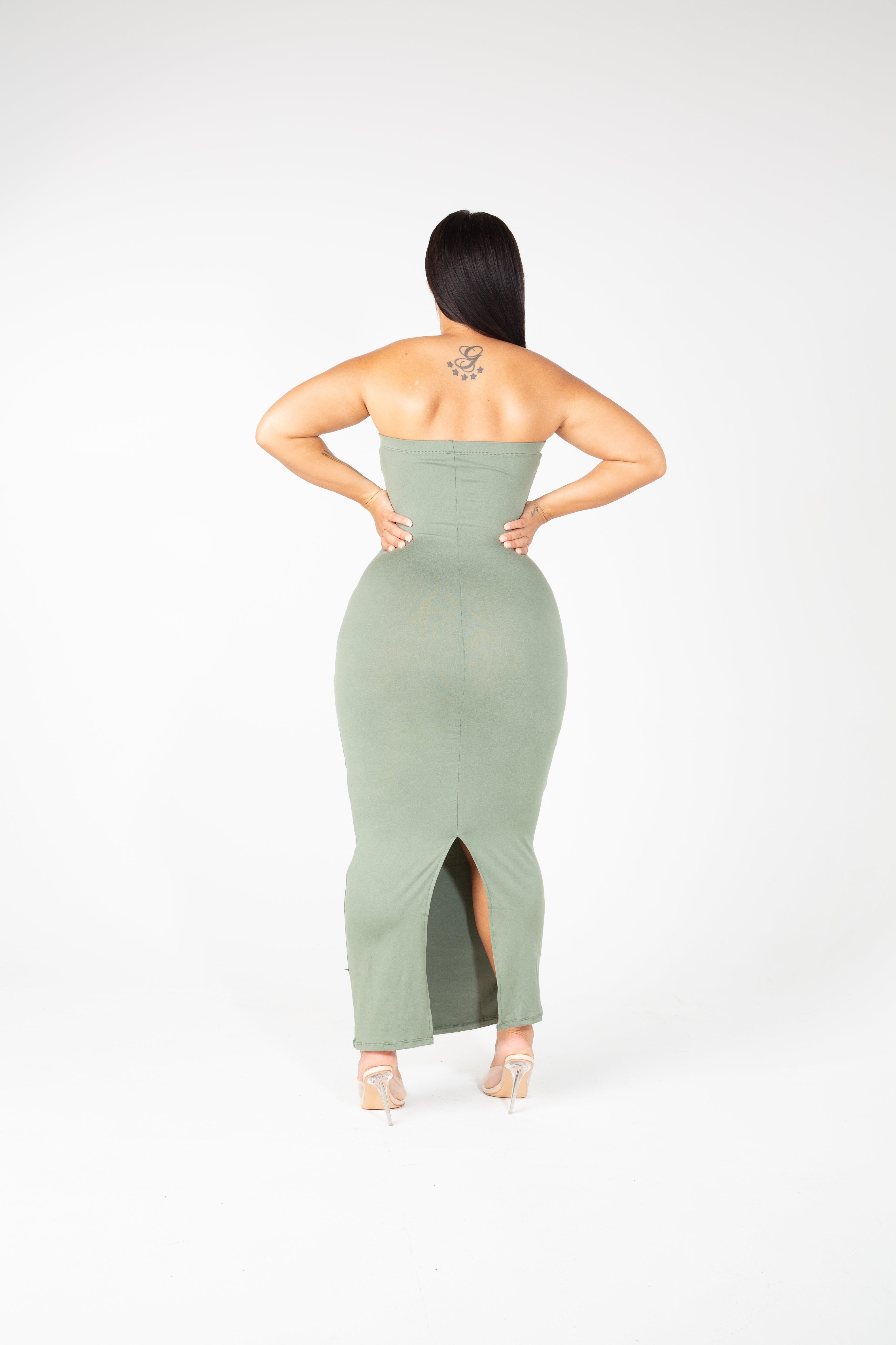 Giselle - STRPLS Maxi Bodycon Basic Dress-D-5003 sold by Shop 20 product image thumbnail 2