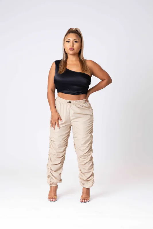 LUNA - Ruched Cargo Pant - 245W sold by Shop 20