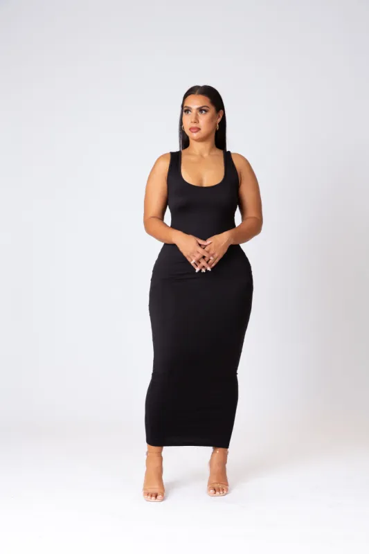 Faye Thick Strap Basic Maxi Dress-DX8886-VN sold by Shop 20