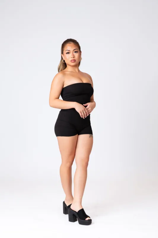 ELLA Strapless Basic Romper - JS864 sold by Shop 20