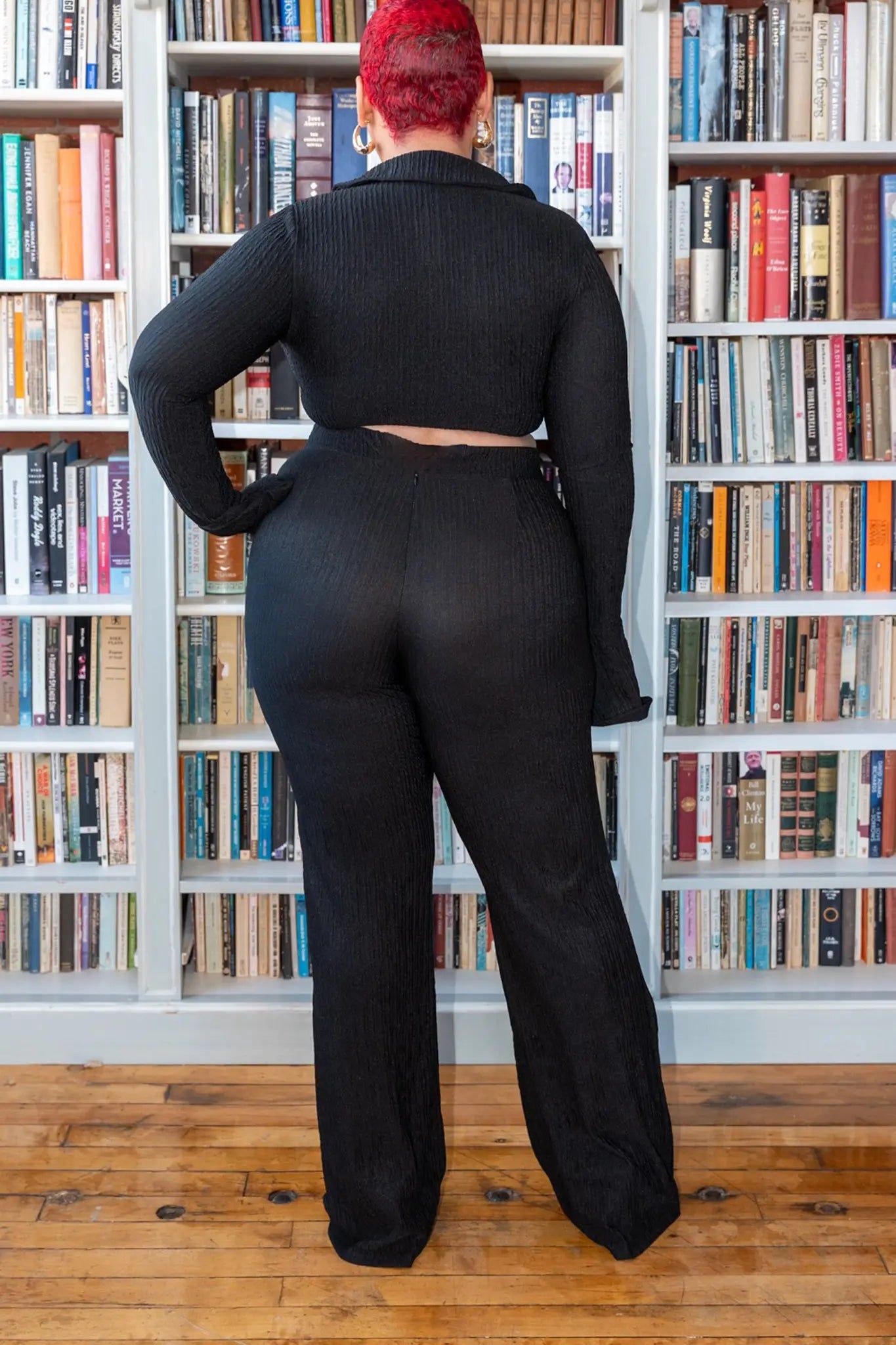 OLIVIA "Bell Sleeve Wrap Crop Top Pant Set" sold by Shop 20 product image thumbnail 2