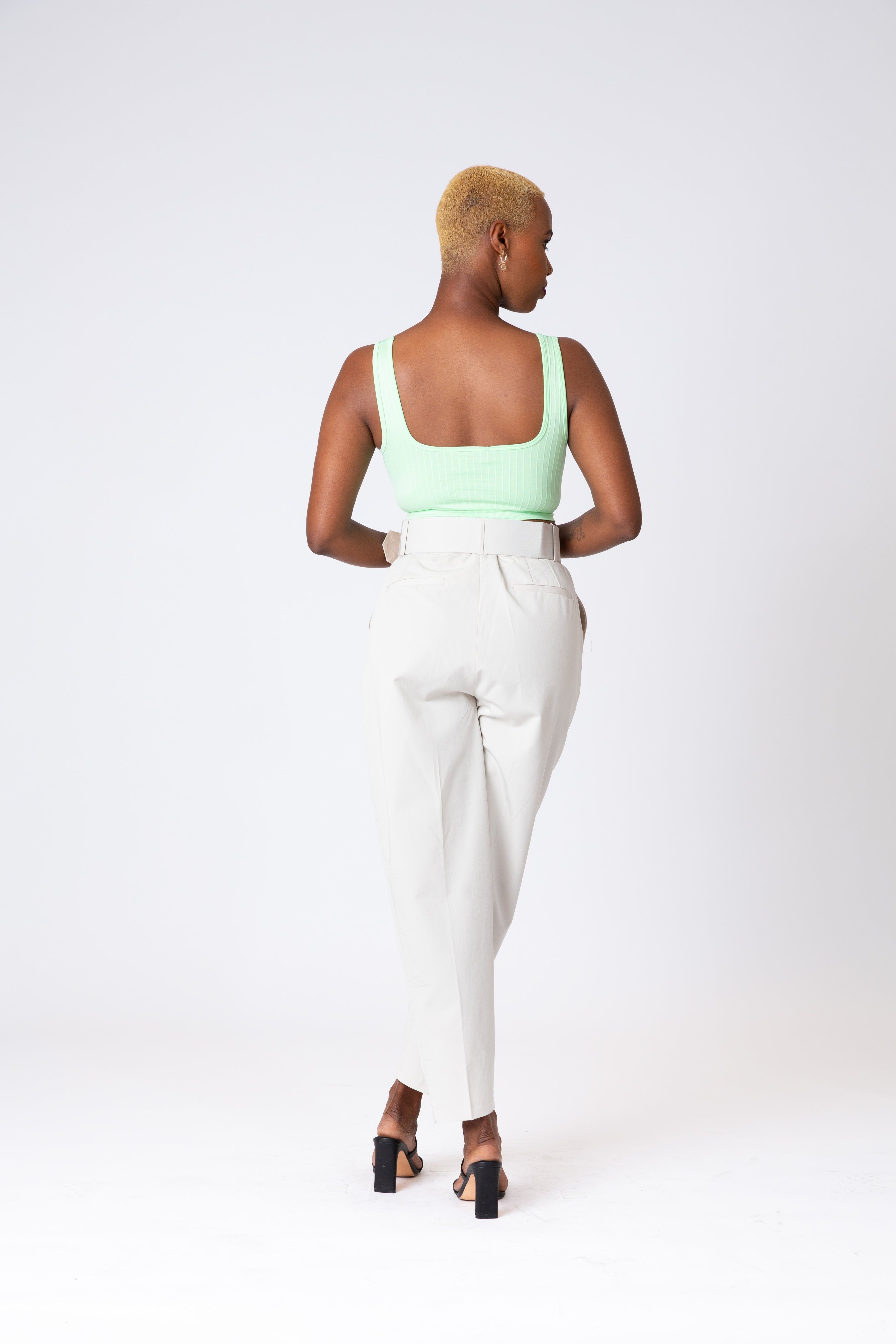 HIGH WAISTED BELT DETAIL TROUSER 16581 sold by Shop 20 product image thumbnail 2