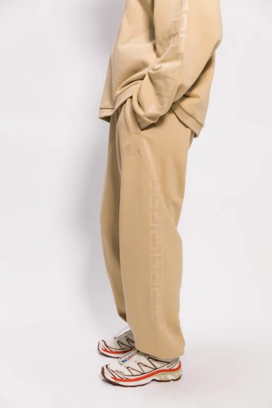 Beige SVS Essential Cuffed Sweat pant made by Something Very Special