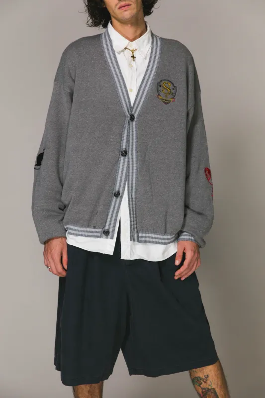 Grey Special Knitted Cardigan made by Something Very Special