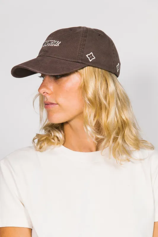 Brown Special Motif Dad Cap made by Something Very Special