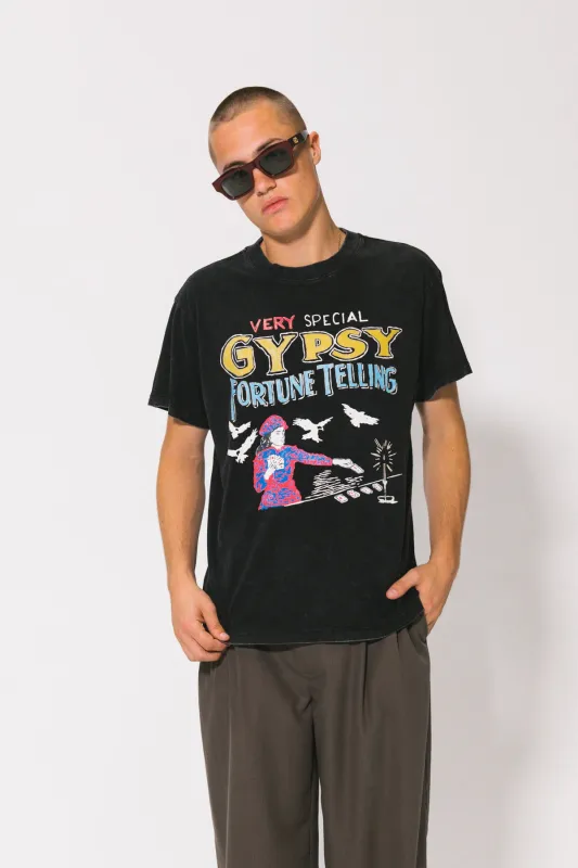 Black Fortune Teller Vintage Tee made by Something Very Special