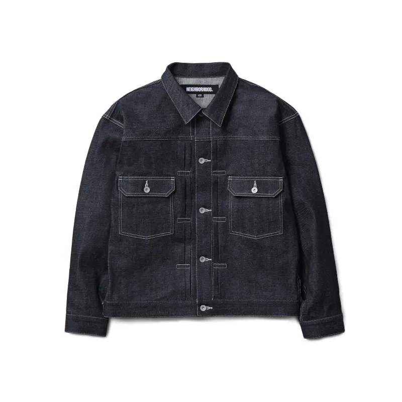 Neighborhood Rigid Type-2 Jacket 'Indigo' sold by ROOTED