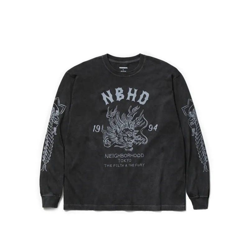 Neighborhood LS-14 Tee 'Black' sold by ROOTED