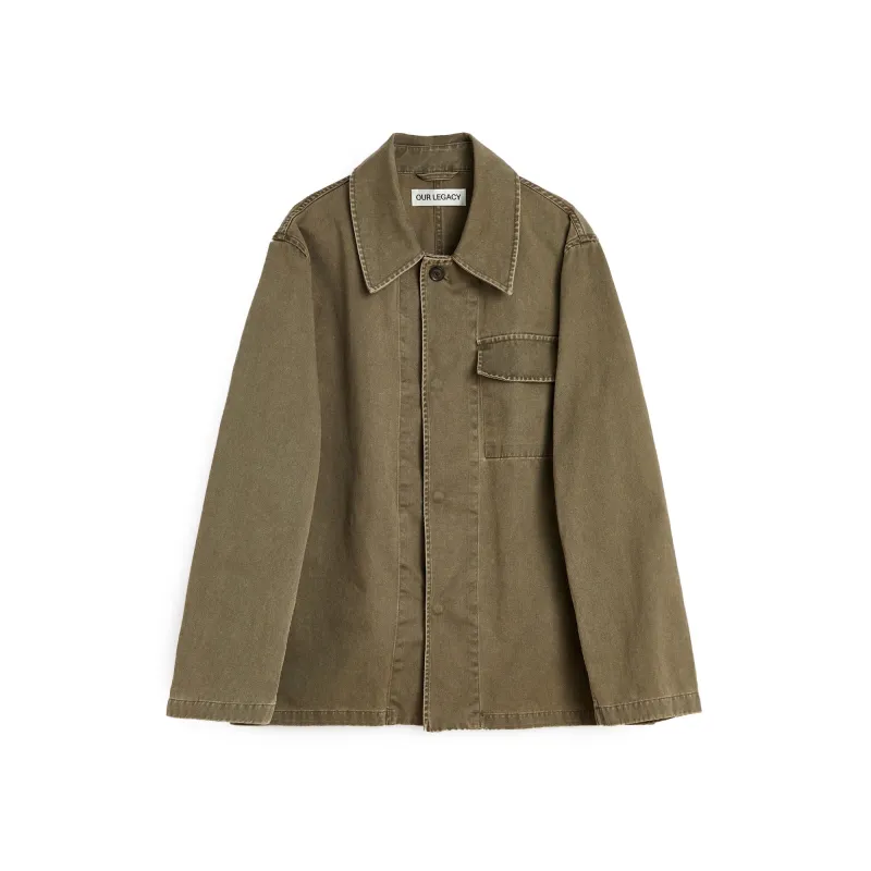 Our Legacy Twill Dutch Work Jacket 'Ditch Wash' sold by ROOTED