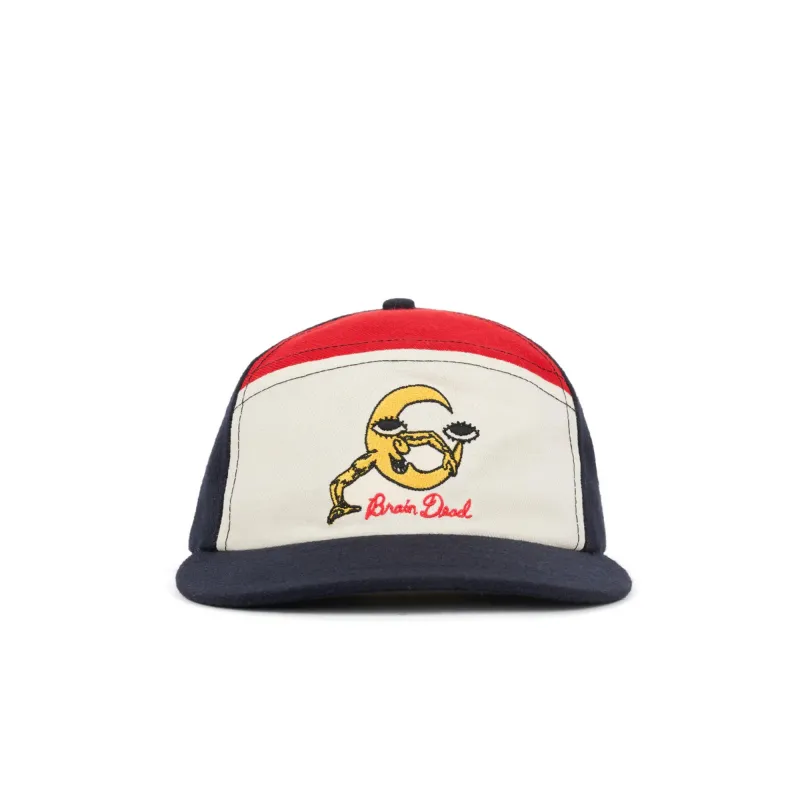 Brain Dead Waning Crescent Hat 'Navy' sold by ROOTED