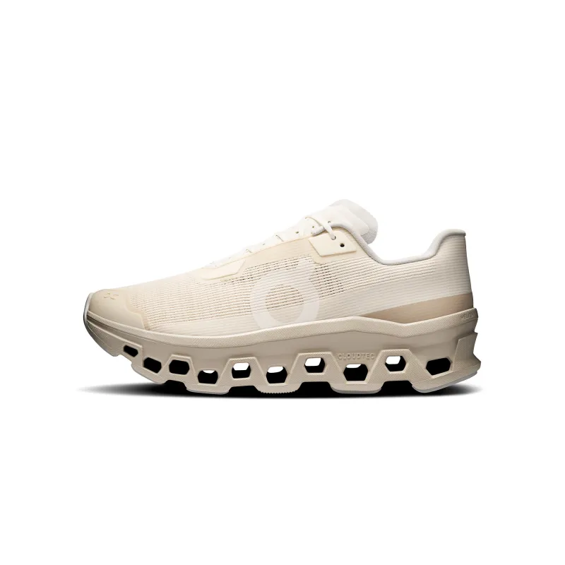 On Cloudmonster Void 'Dew/Truffle' sold by ROOTED