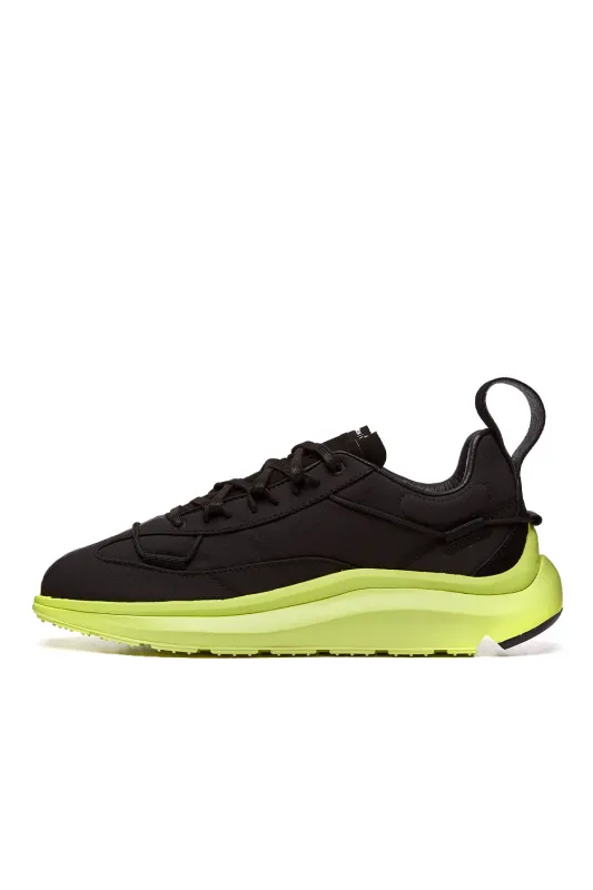 Y-3 Shiko Run 'Black/Frozen Yellow' sold by ROOTED
