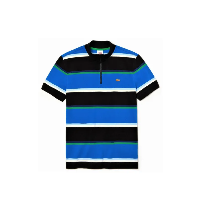 Lacoste x Opening Ceremony Striped T-Shirt 'Black/Multi' sold by ROOTED