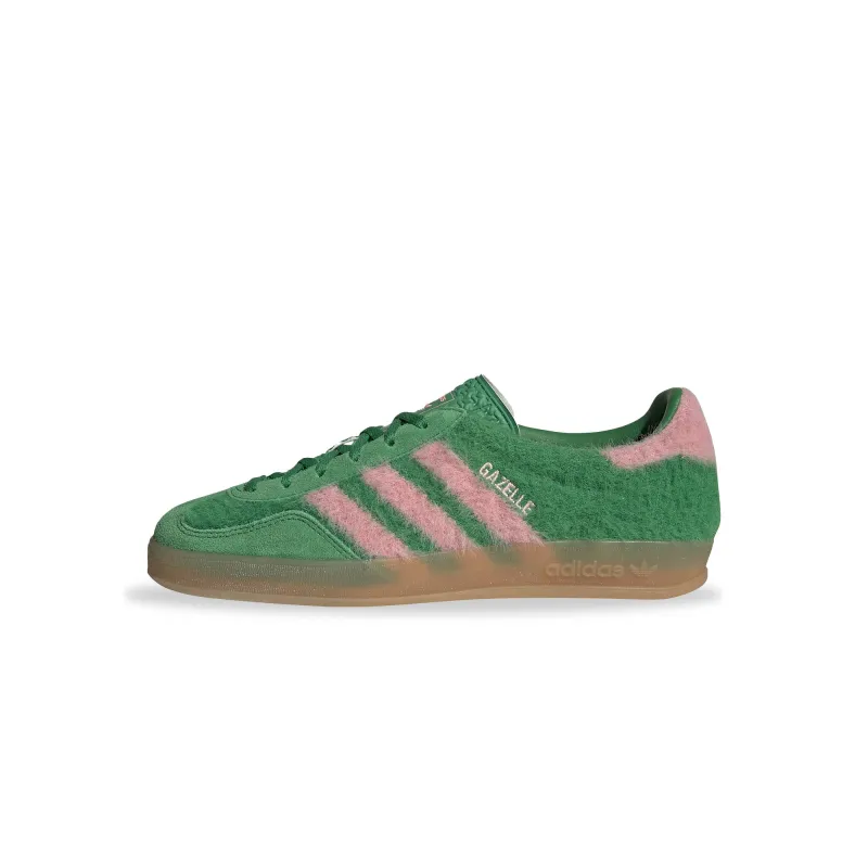 Womens adidas Gazelle Indoor 'Green/Glow Pink' sold by ROOTED