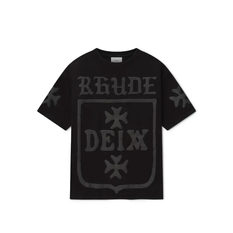 Rhude Deix Shield Tee 'Black' made by Rhude