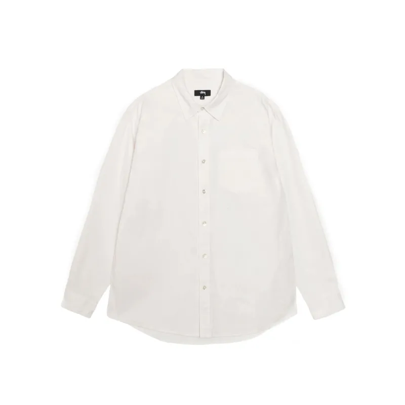 Stussy Oxford Shirt 'White' sold by ROOTED