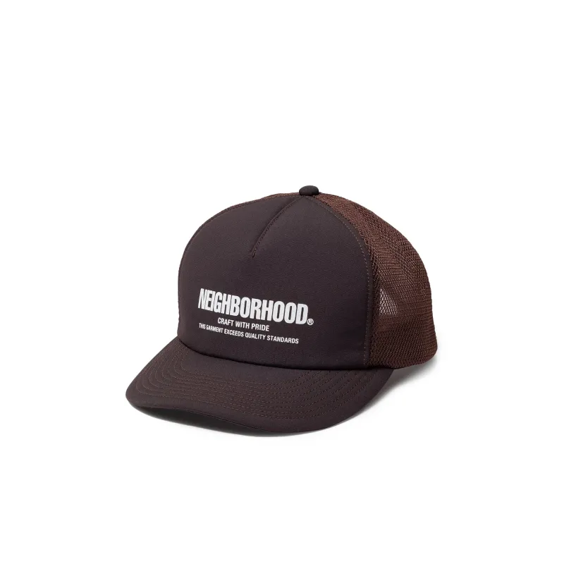 Neighborhood Mesh Hat-1 'Brown' made by Neighborhood