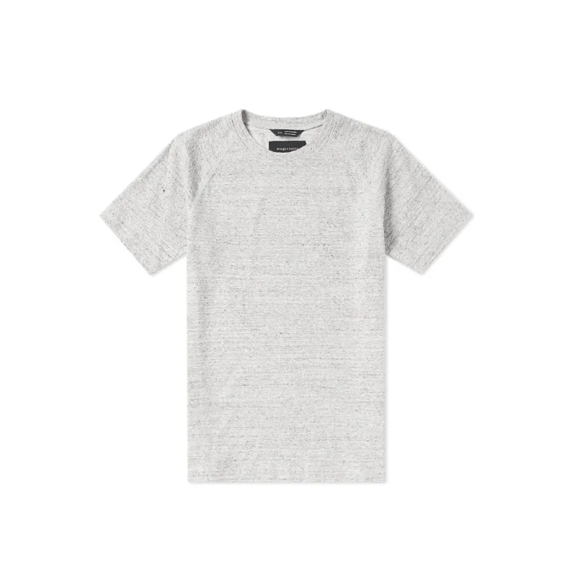 Wings + Horns Base Slub Knit Tee 'Heather Ash' made by Wings + Horns