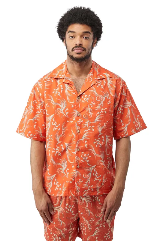 John Elliott Camp Shirt 'Orange' sold by ROOTED