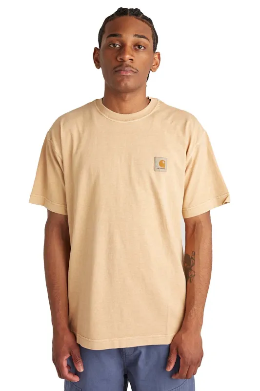 Carhartt WIP Mens Nelson Tee 'Dusty Hamilton Brown' sold by ROOTED