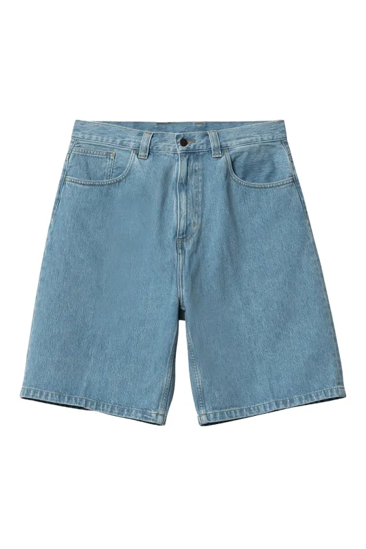 Carhartt WIP Brandon Shorts 'Stone Bleached Blue' sold by ROOTED
