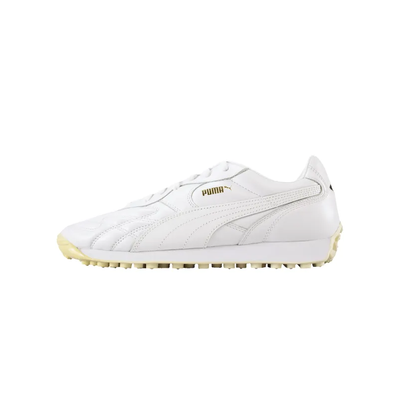 Puma King Avanti Premium in White/White sold by ROOTED