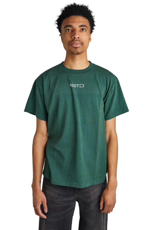 ROOTED Shop Tee 'Dark Green' sold by ROOTED