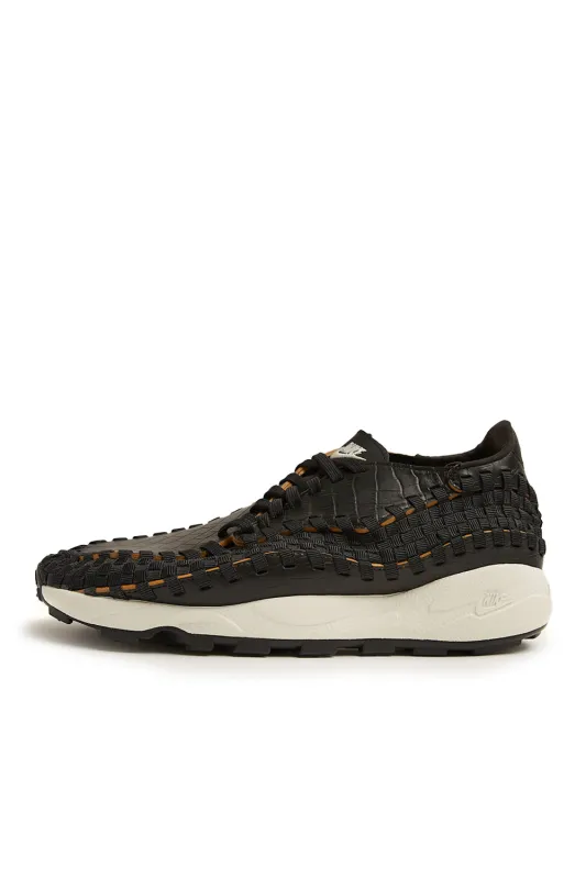 Womens Nike Air Footscape Woven Premium 'Black/Pale Ivory' sold by ROOTED