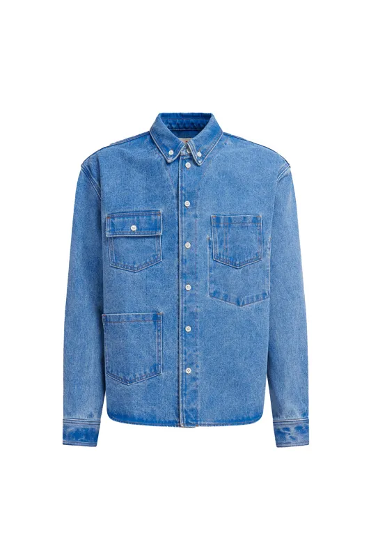 Marni Overshirt 'Cobalt' made by Marni
