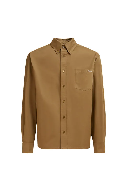 Marni Patch Logo Shirt 'Olive' sold by ROOTED
