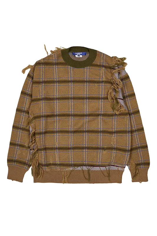 Junya Watanabe Worsted Wool Sweater 'Camel' sold by ROOTED