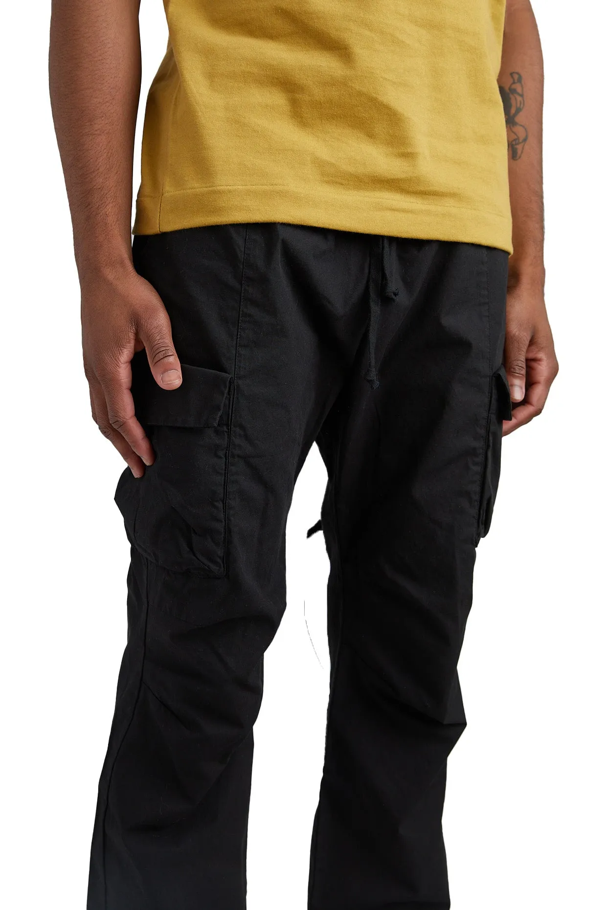 John Elliott Back Sateen Cargo Pants 'Black' sold by ROOTED product image thumbnail 4