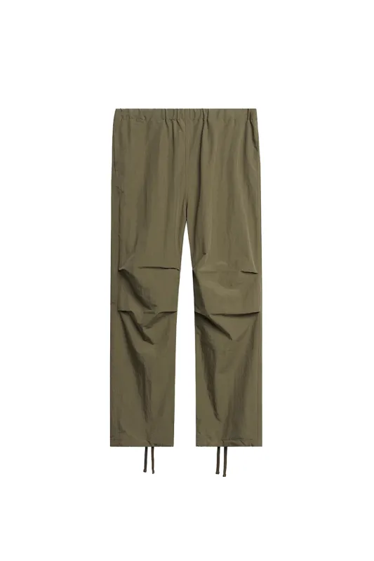 John Elliott Himalayan Parachute Pants 'Olive' sold by ROOTED