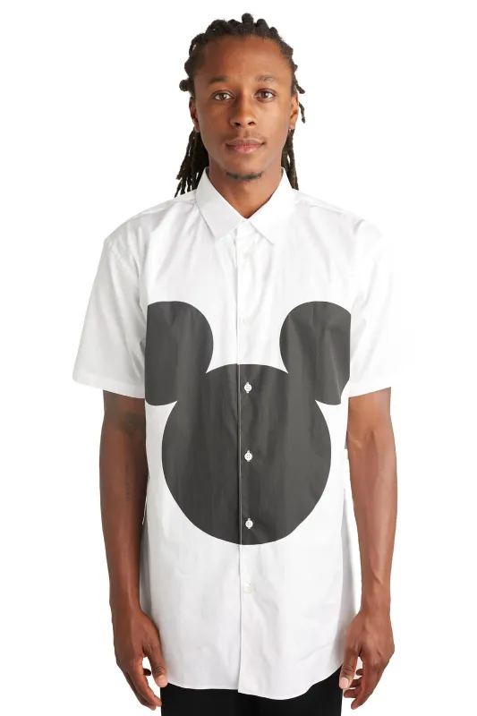Comme des Garcons SHIRT Woven Shirt 'White/Print' sold by ROOTED