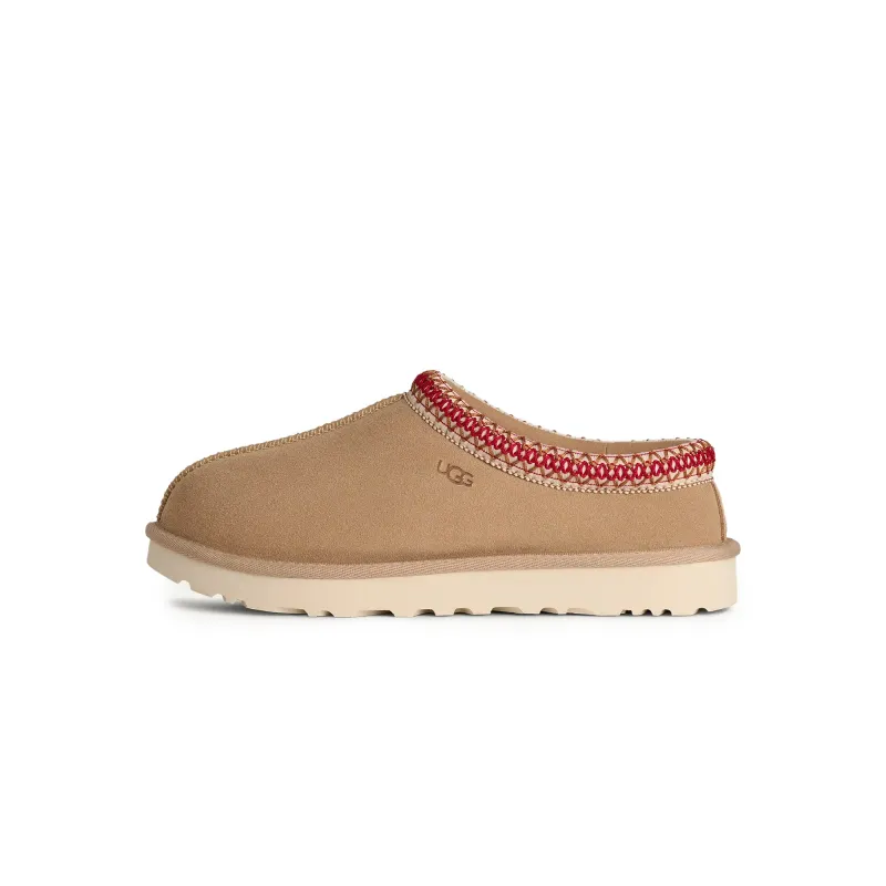 Womens UGG Tasman II 'Sand/Dark Cherry' sold by ROOTED
