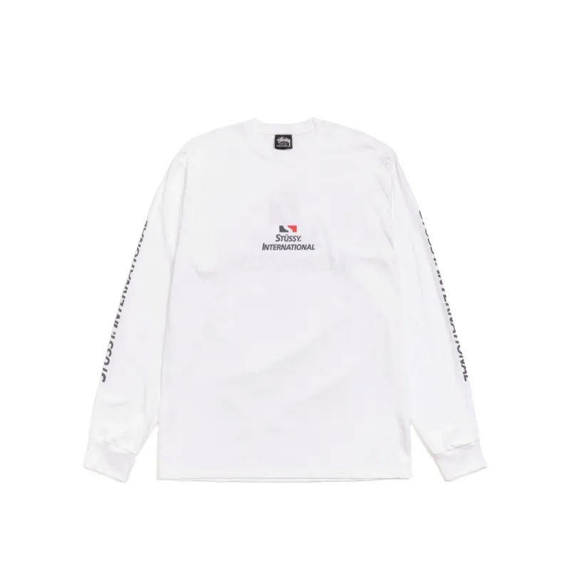 Stussy International LS Tee 'White' sold by ROOTED