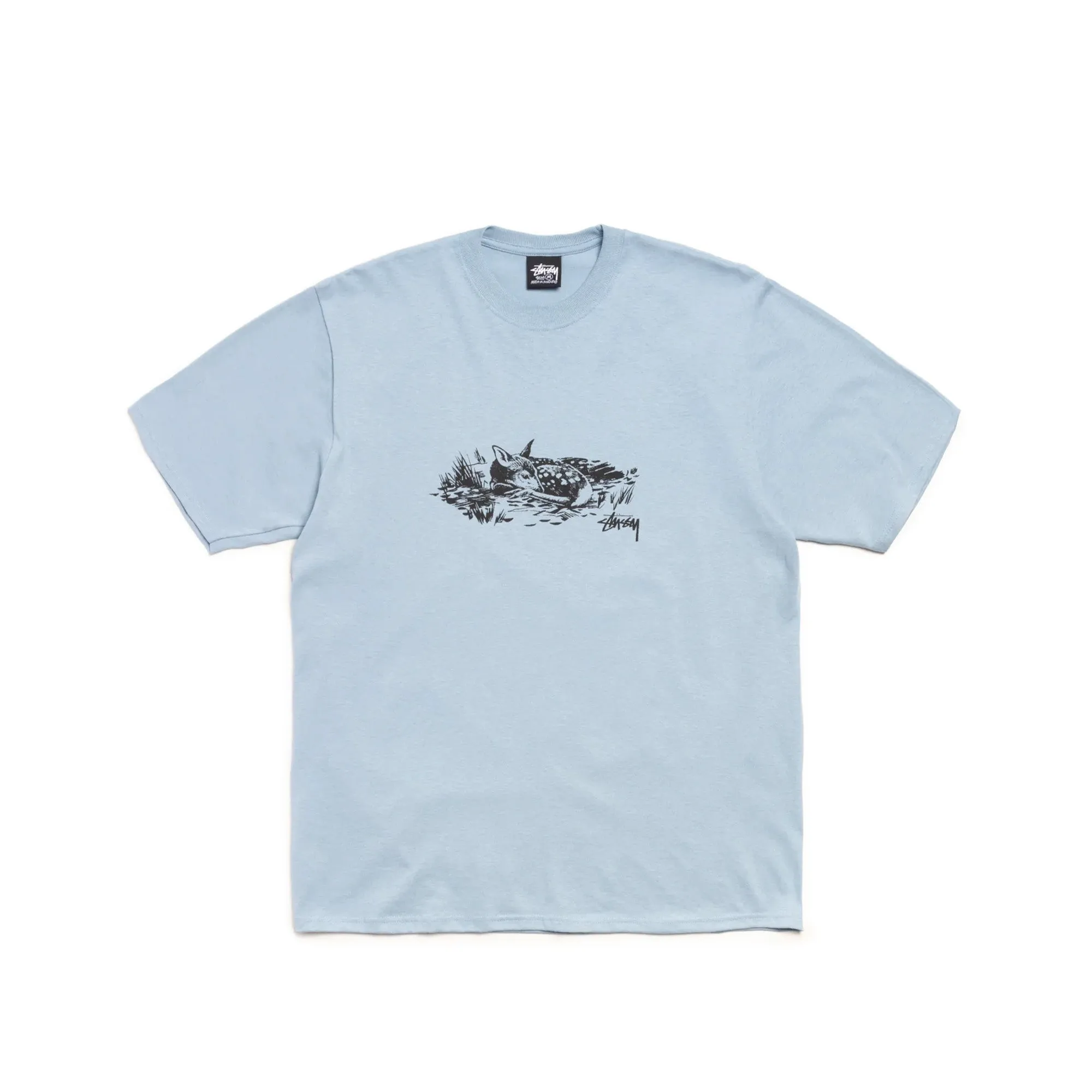 Stussy Fawn Tee 'Slate' sold by ROOTED